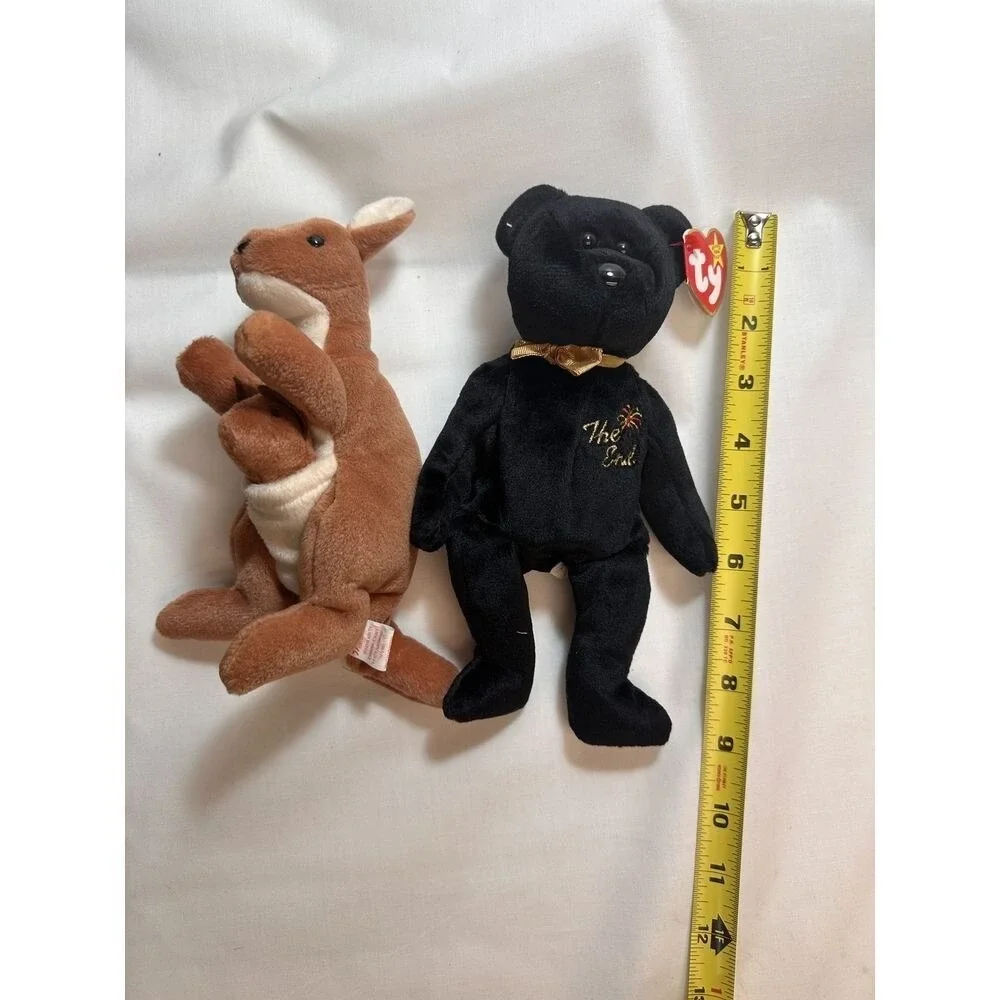 LOT OF‎ 6 assorted Ty Beanie Babies- all original 1990's plush animals w/Tags